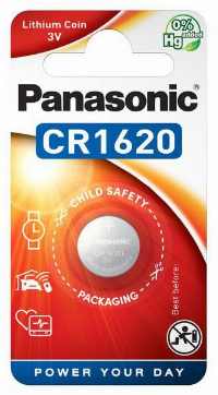 Бутонна батерия литиева PANASONIC CR-1620 3 V