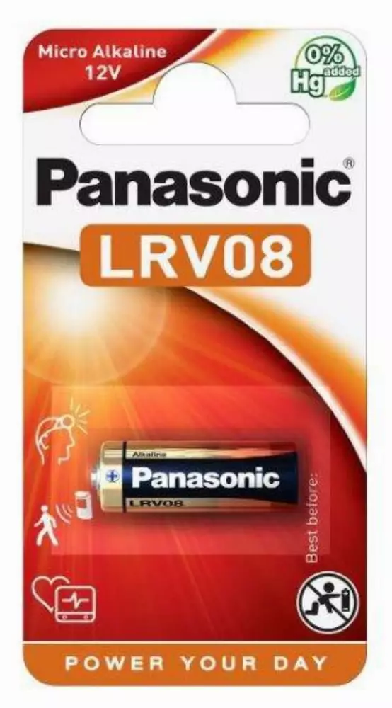 Алкална батерия PANASONIC 12 V 1бр. blister за аларми А23 LRV08