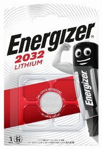 Бутонна батерия литиева ENERGIZER CR2032 3 V 1pk блистер