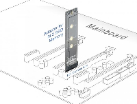Адаптер Delock 64105, PCI Express x1 към M.2 Key M