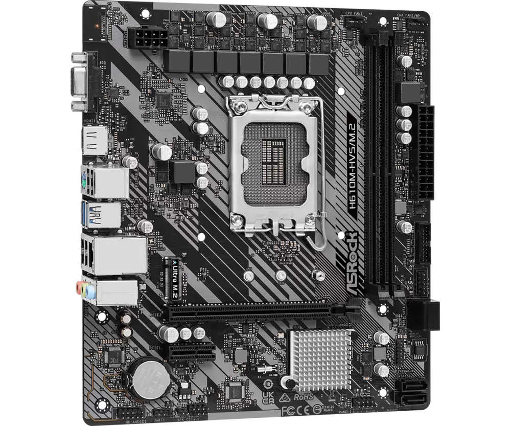 Дънна платка Asrock H610M-HVS/M.2 R2.0 LGA1700