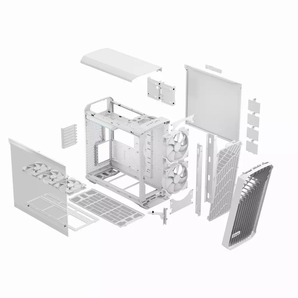 Кутия Fractal Torrent RGB White TG Clear Thint - FD-C-TOR1A-07