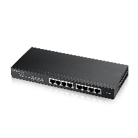 Суич 8-портов ZyXEL GS1915-8, Gigabit, управляем, standalone или Nebula управление