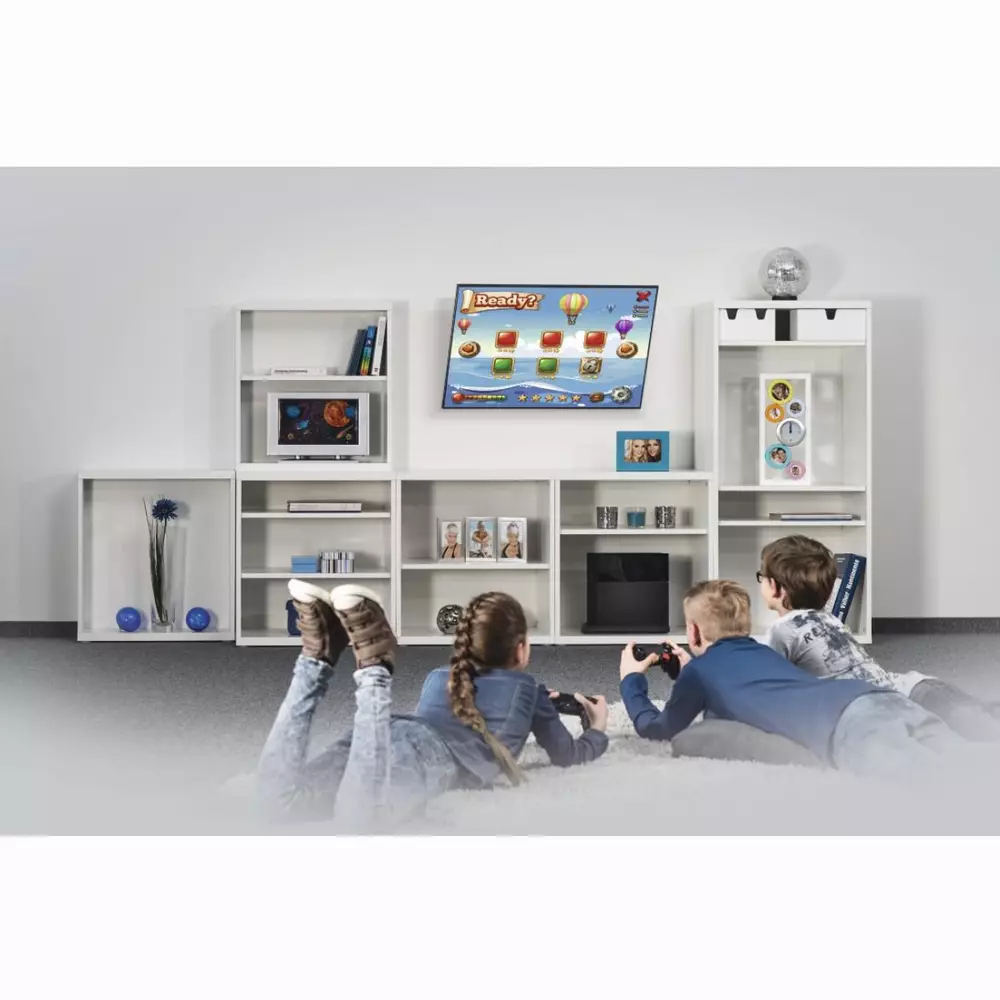 Метална стойка за TV Hama TILT, 165 см (65"), черна