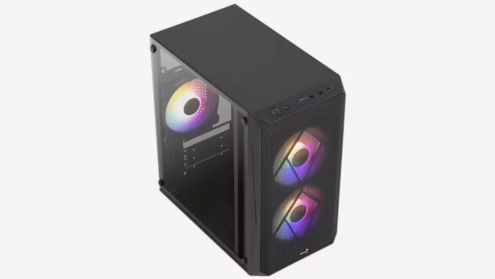 Кутия AeroCool CS-107-A-BK-v2 Case mATX 3 fans included