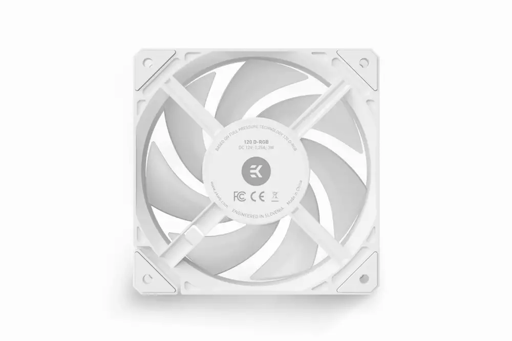 Вентилатор EK-Loop Fan FPT 140 D-RGB - White (600-2200rpm)