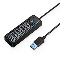 Orico хъб HUB USB3.0 4 port Black - PW4U-U3-015-BK