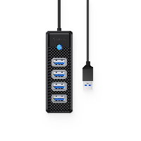 Orico хъб HUB USB3.0 4 port Black - PW4U-U3-015-BK