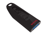 USB памет SanDisk Ultra USB 3.0, 512GB, 100 Mb/s, Черен