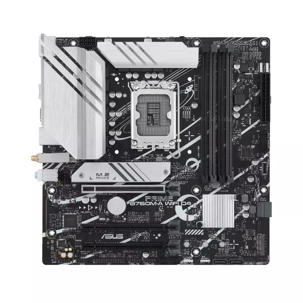 Дънна платка ASUS PRIME B760M-A WIFI D4 LGA1700 DDR4