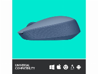 Безжична оптична мишка LOGITECH M171 USB Син/Сив 910-006866