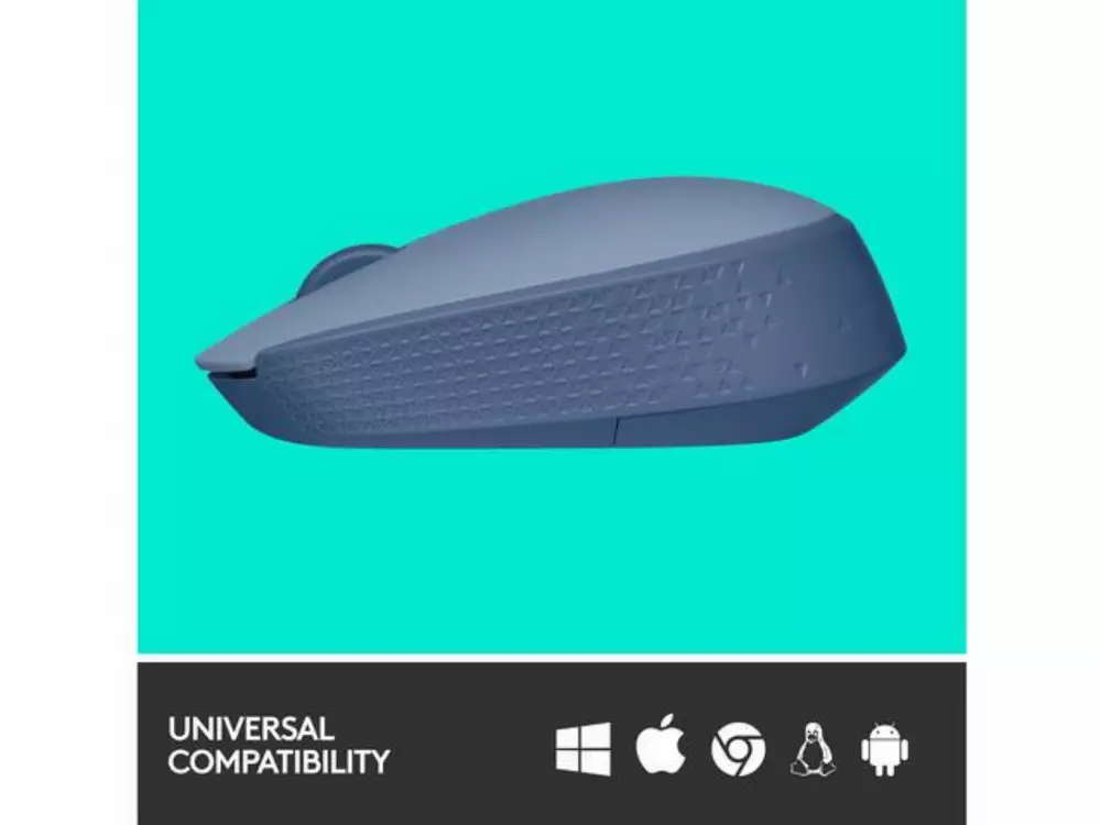 Безжична оптична мишка LOGITECH M171 USB Син/Сив 910-006866