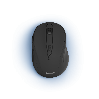 Безжична мишка Hama MW-400 V2, 6-бутонна , ергономична, USB, Черна