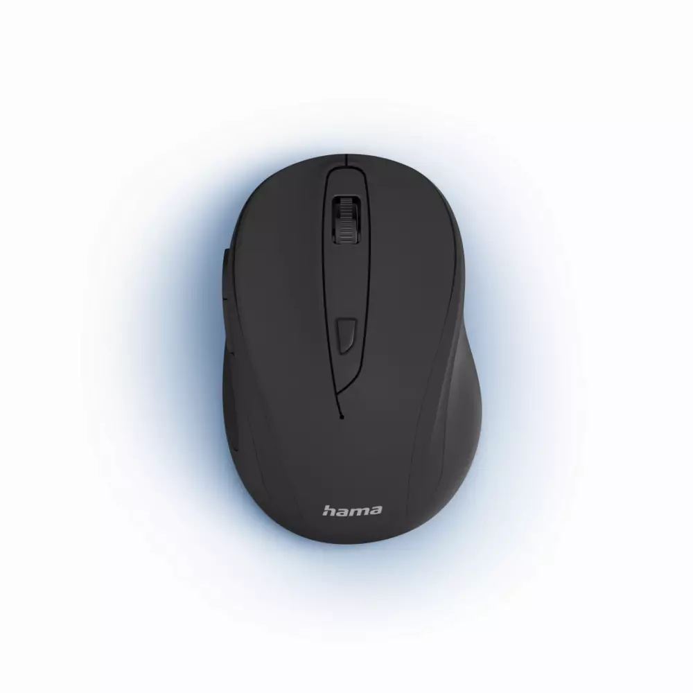 Безжична мишка Hama MW-400 V2, 6-бутонна , ергономична, USB, Черна