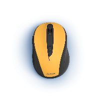 Безжична мишка Hama MW-400 V2, 6-бутонна , ергономична, USB, Жълта