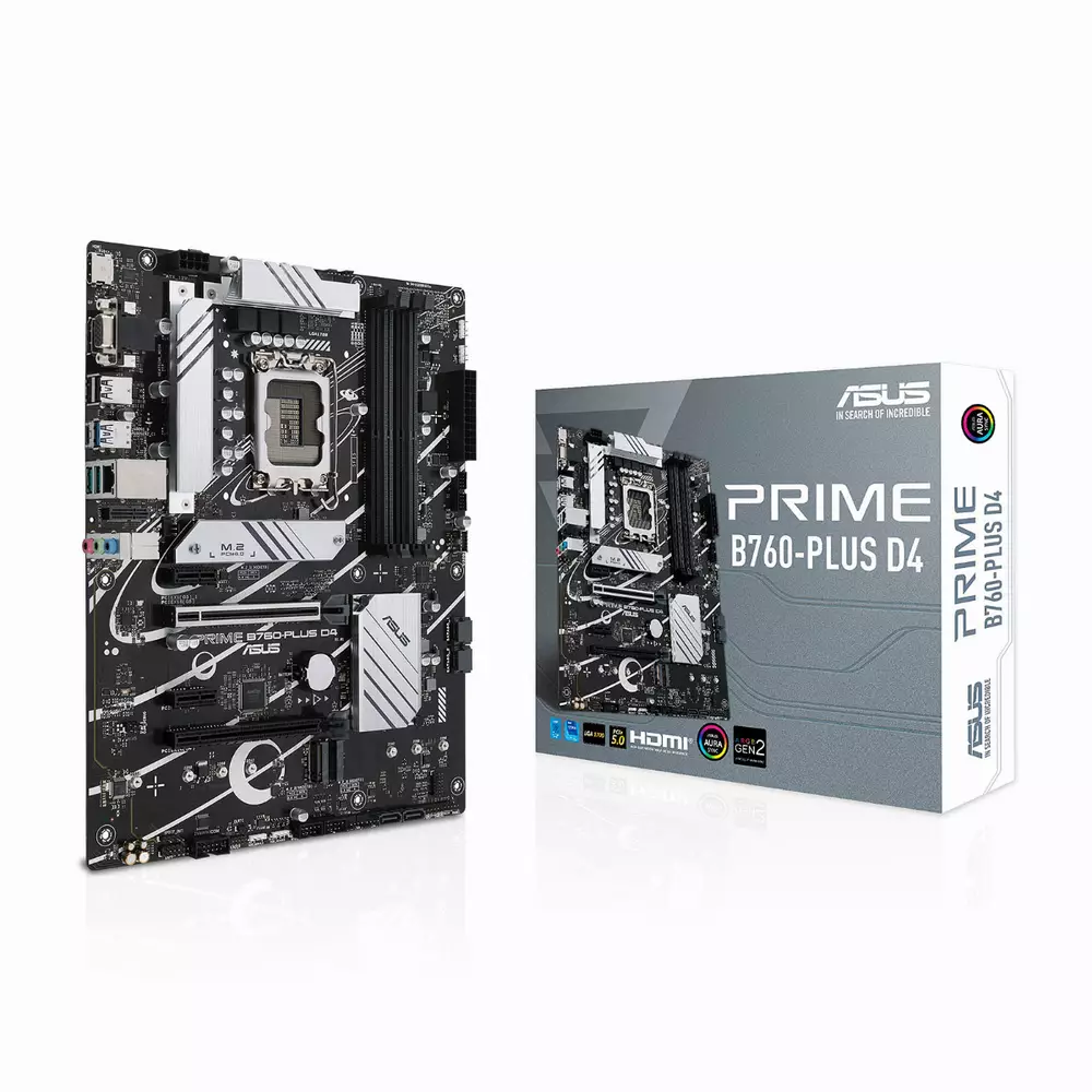 Дънна платка ASUS PRIME B760-PLUS D4 LGA1700 DDR4