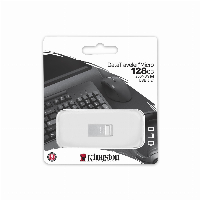 USB памет KINGSTON DataTraveler Micro, 128GB, USB-A 3.2 Gen 1, Сребрист