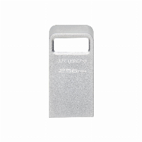 USB памет KINGSTON DataTraveler Micro, 256GB, USB-A 3.2 Gen 1, Сребрист