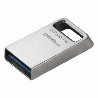 USB памет KINGSTON DataTraveler Micro, 256GB, USB-A 3.2 Gen 1, Сребрист