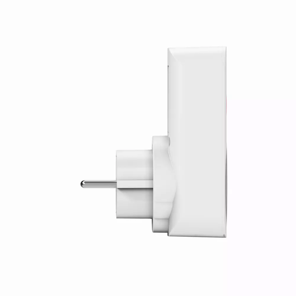 HAMA Смарт WiFi конктакт за управление с глас/приложение, 2 USB порта, 2300 W, 10 A