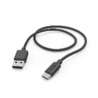 HAMA Кабел  USB-C - USB 2.0 А мъжко, 1 м, 480Мbit/ 3А,черен