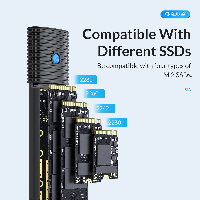 Orico външна кутия за диск Storage - Case - M.2 NVMe M/B key 10 Gbps Black - PWM2-G2
