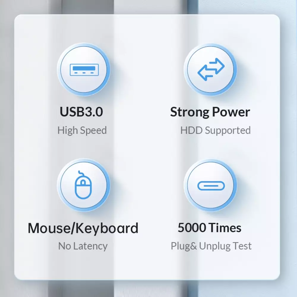 Orico хъб HUB USB3.1 3 port - 2 x USB3.0, 1 x Type C, Black - PWC2U-C3-015-BK