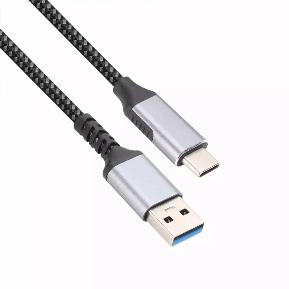 VCom Кабел USB 3.2 Gen2 Тype-C / USB AM, 10Gbps, Black - CU401M-1m