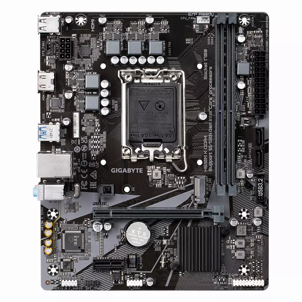 Дънна платка Gigabyte H610M-K LGA1700 DDR4 mATX