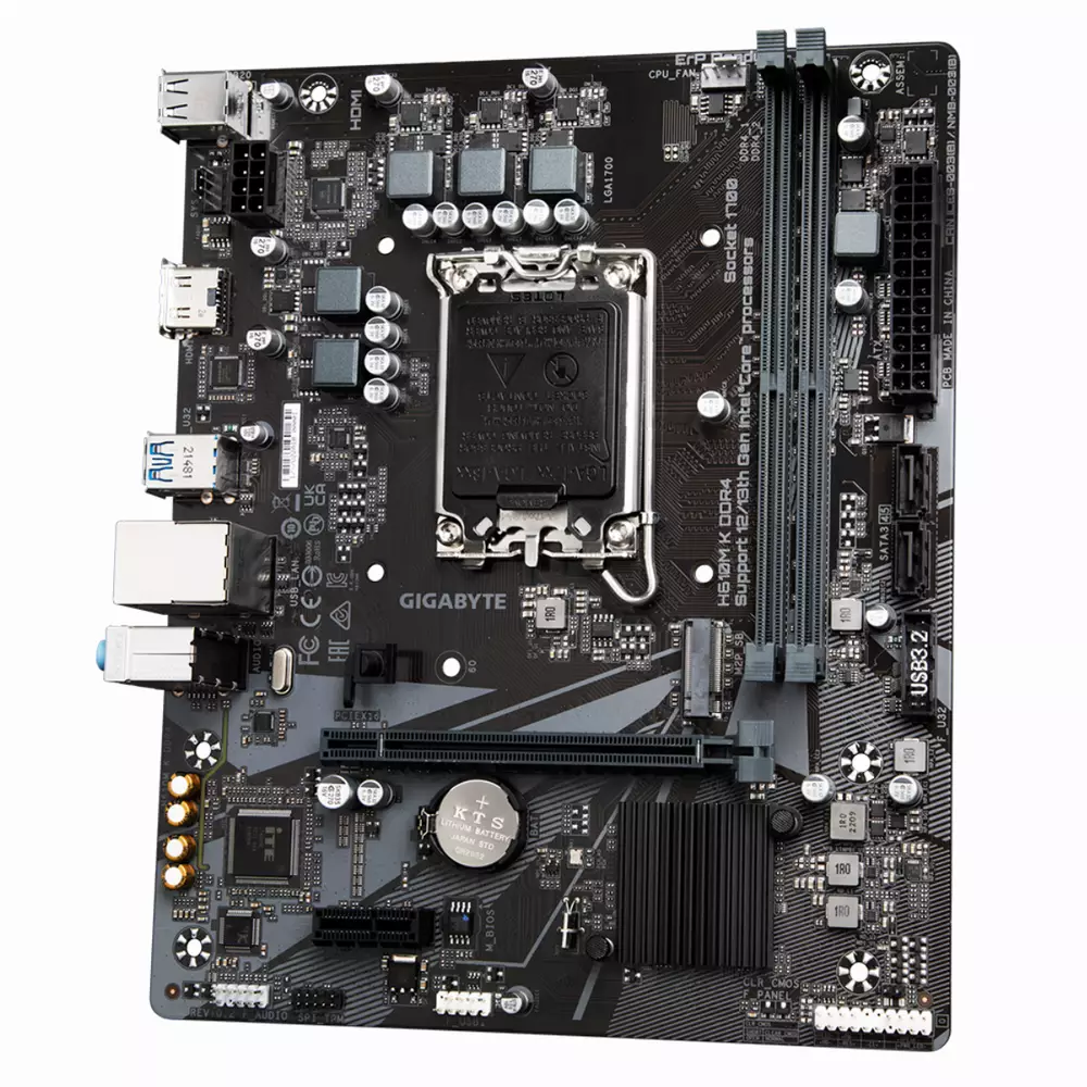 Дънна платка Gigabyte H610M-K LGA1700 DDR4 mATX