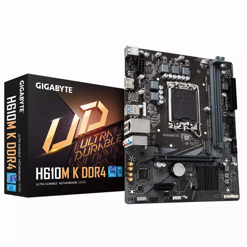 Дънна платка Gigabyte H610M-K LGA1700 DDR4 mATX