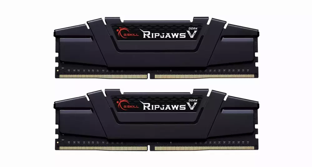 Памет G.SKILL Ripjaws V Black 32GB (2x16GB) DDR4 3600MHz CL18 - F4-3600C18D-32GVK