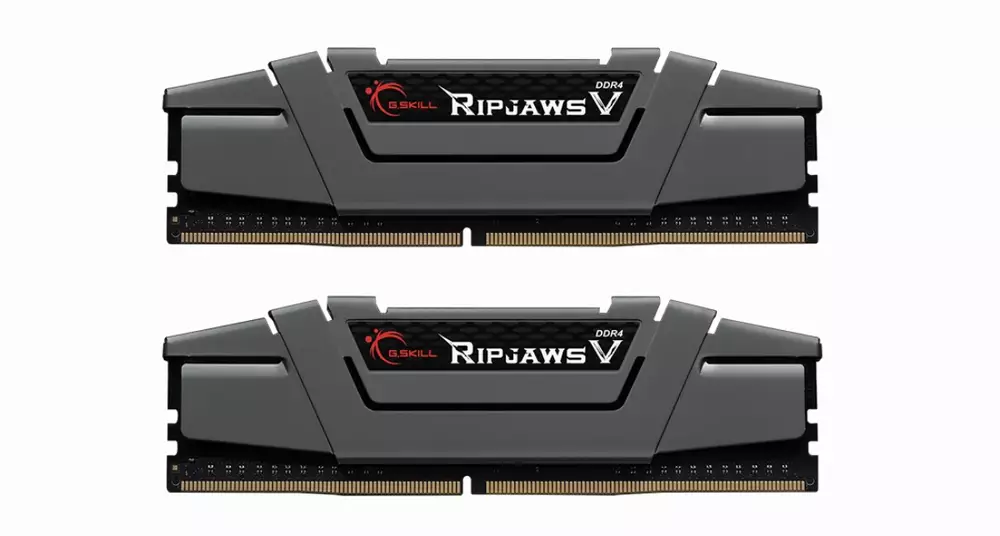 Памет G.SKILL Ripjaws V Dark Gray 16GB (2x8GB) DDR4 3200MHz CL16 - F4-3200C16D-16GVGB