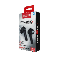 Блутут слушалки-тапи с докинг кутийка MAXELL Dynamic, True Wireless, черен
