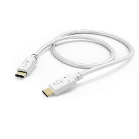 HAMA Кабел за зареждане, USB-C - USB-C, 1,5 м, бял
