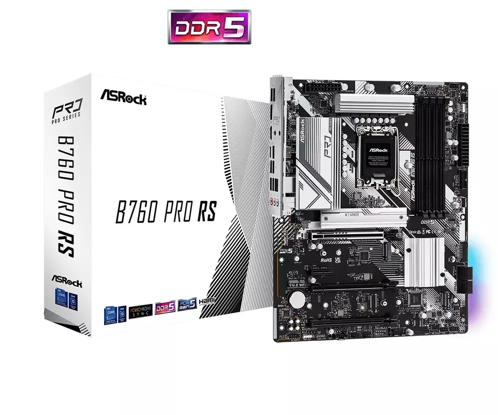 Дънна платка Asrock B760 PRO RS LGA1700 DDR5