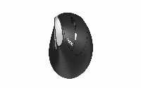 Безжична ергономична мишка RAPOO EV250, 2.4Ghz, 1600dpi, Черен