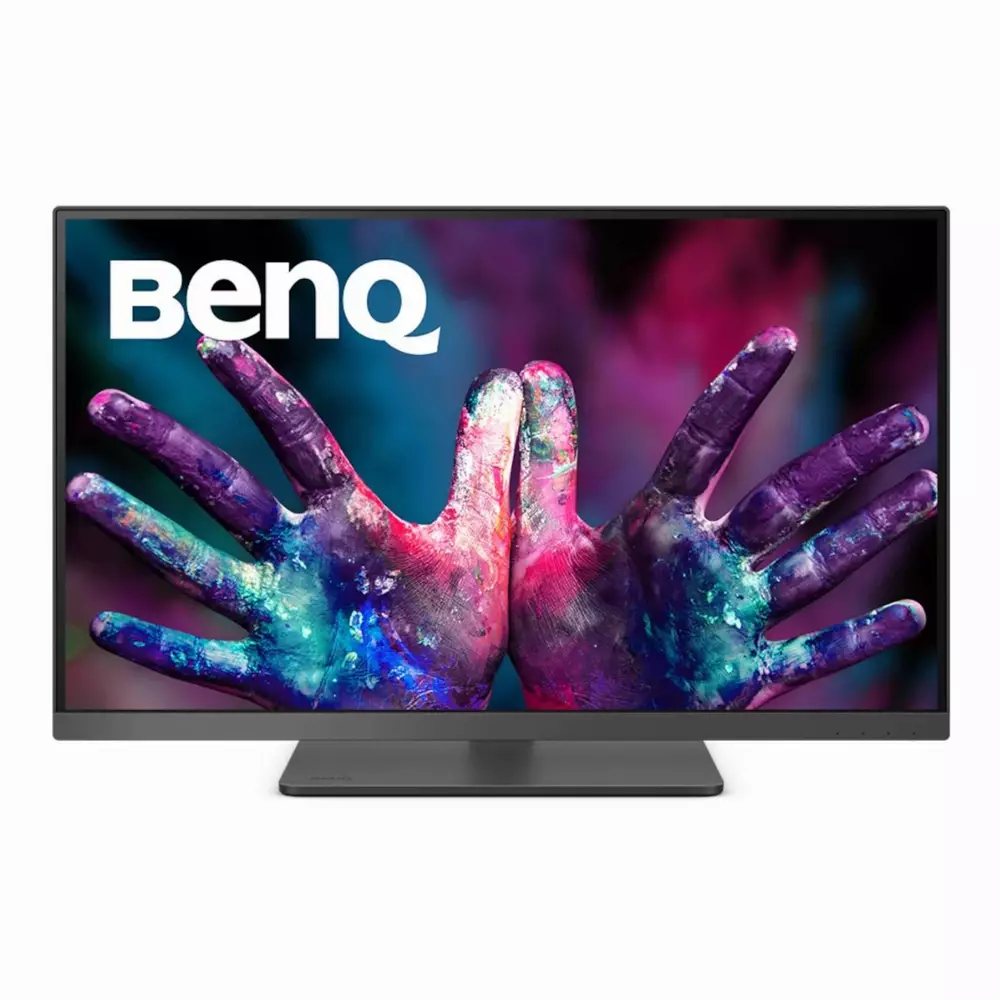Монитор BenQ PD2705U 27", IPS, 4K UHD 3840x2160, HDR, 99% sRGB, USB-C, HDMI, DisplayPort, Черен