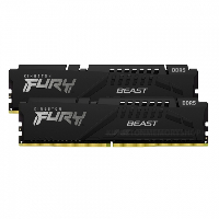 Памет Kingston FURY Beast Black 16GB (2x8GB) DDR5 5200MHz CL40 - KF552C40BBK2-16