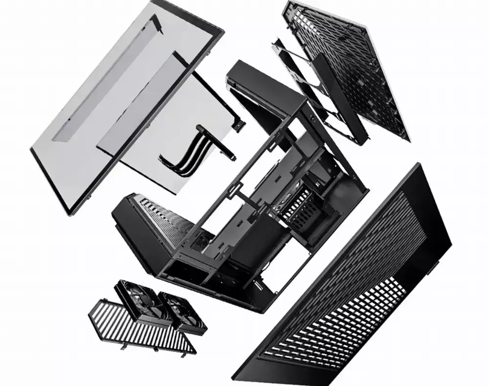 Кутия HYTE Y60 Tempered Glass, Mid-Tower, Черно