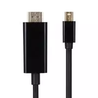 VCom Кабел Mini Display Port M / HDMI M 4K 2160p - CG615L-1.8m-4K Black