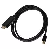 VCom Кабел Mini Display Port M / HDMI M 4K 2160p - CG615L-1.8m-4K Black