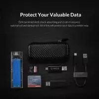 Orico калъф за външен диск Storage Bag - NVMe Black - M2PH01-BK