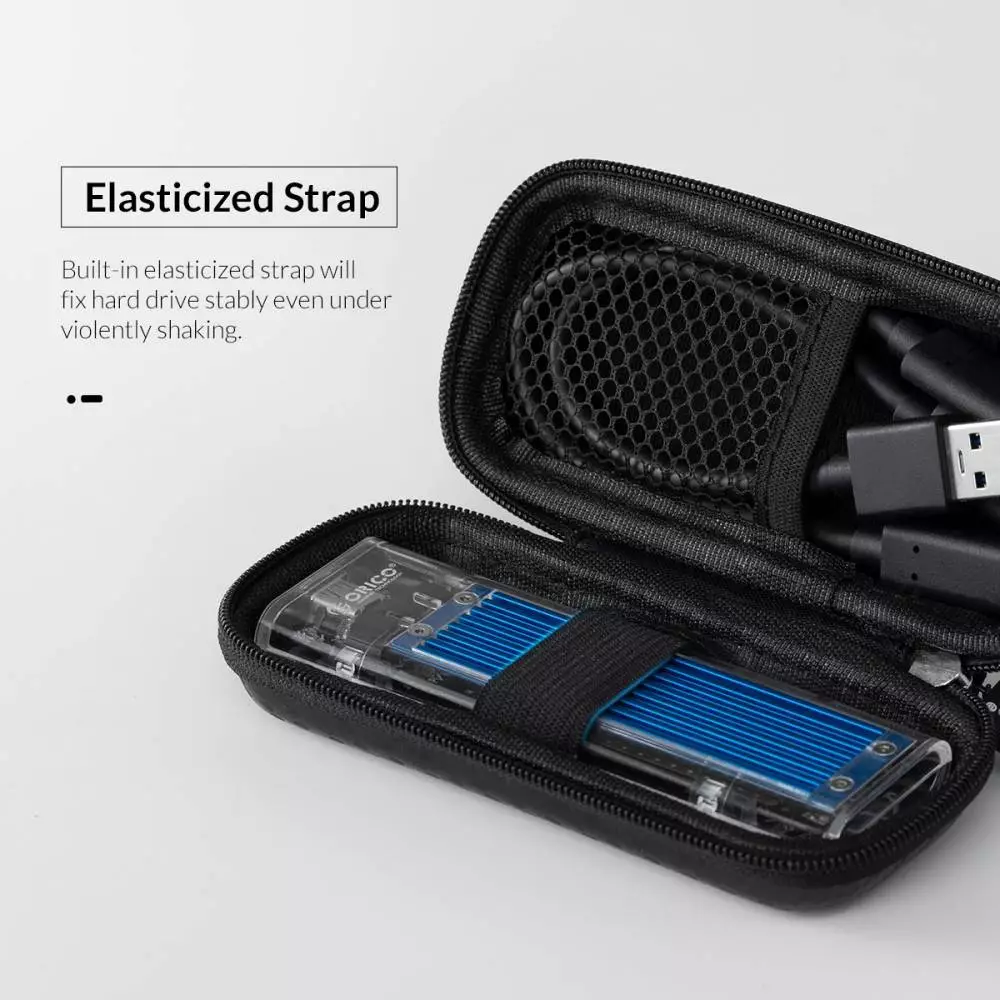 Orico калъф за външен диск Storage Bag - NVMe Black - M2PH01-BK