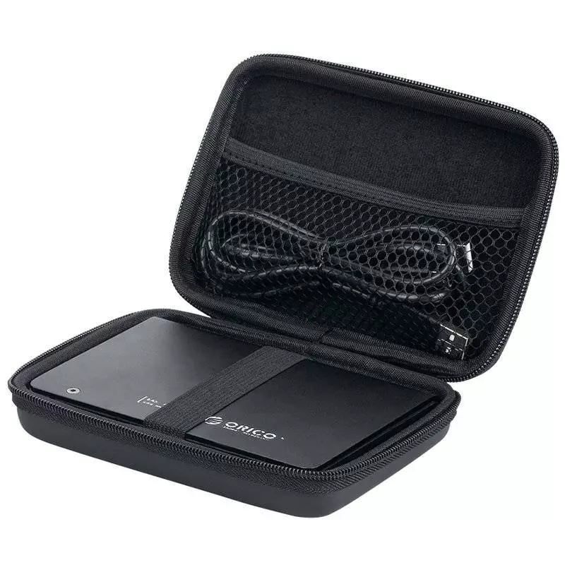Orico калъф за външни дискове Portable Storage Bag - 2.5" Black - PHB-25-BK