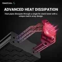 Охладител за процесор DeepCool AK400 Zero Dark CPU Cooler