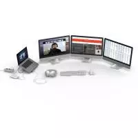 Hama "Connect2Office Stand" USB-C докинг станция, стойка за лаптоп, 12 порта