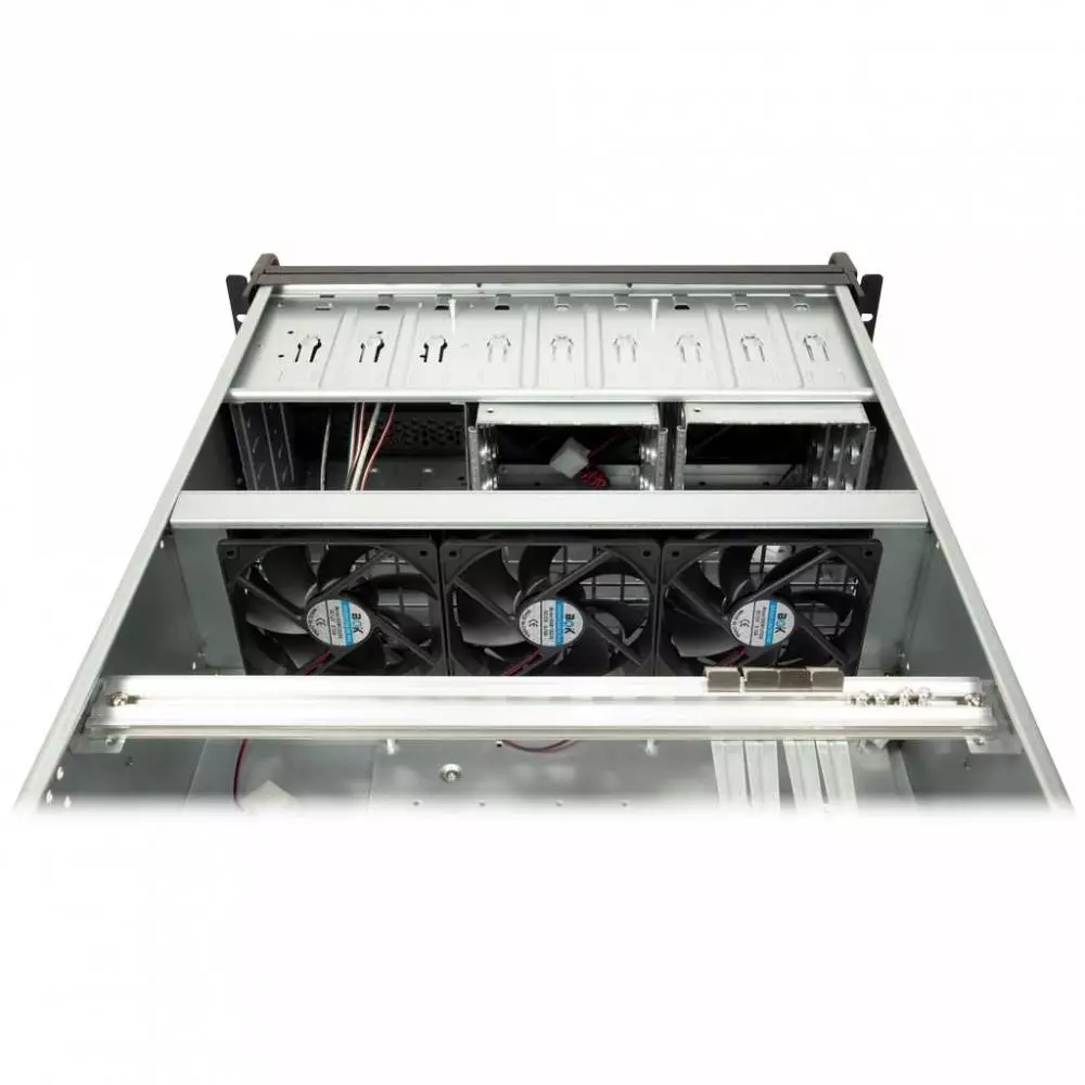 Кутия за сървър InterTech 4U-4129L - Mini ITX, mATX, &mu;ATX, ATX, SSI EEB, Чернa