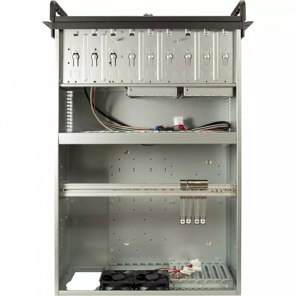 Кутия за сървър InterTech 4U-4129L - Mini ITX, mATX, &mu;ATX, ATX, SSI EEB, Чернa
