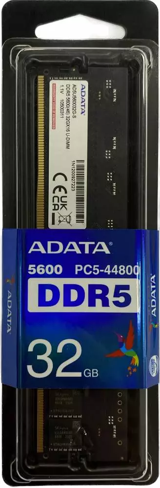 Памет Adata 32GB (1x32GB) DDR5 5600MHz CL46 - AD5U560032G-S